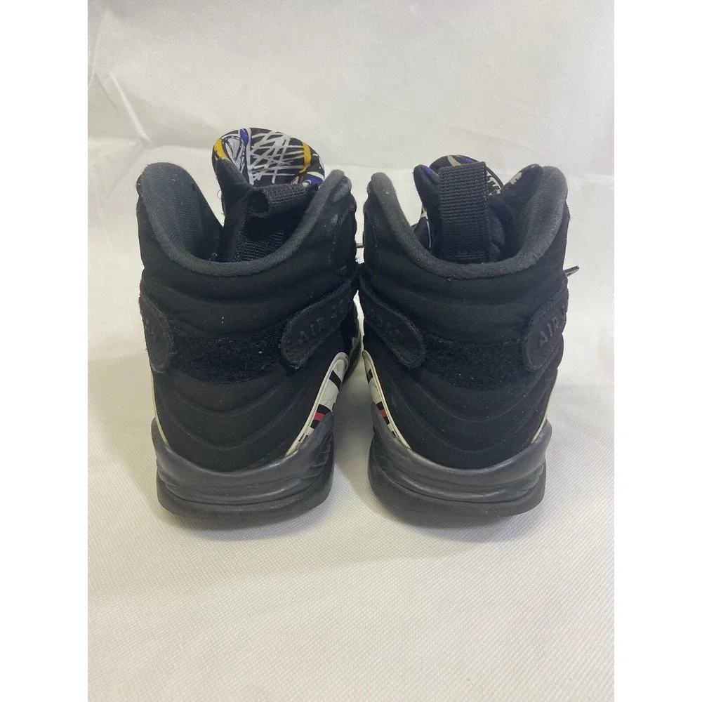 Nike Air Jordan 8 VIII Retro‎ Playoff Black Bred White 305381-061 Size 11 Shoes